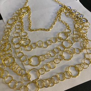 5 layer hoop necklace